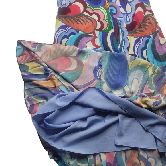 Boden Jocelyn Pleated RARE MIDI Dress Size 14 - Picture 6 of 8